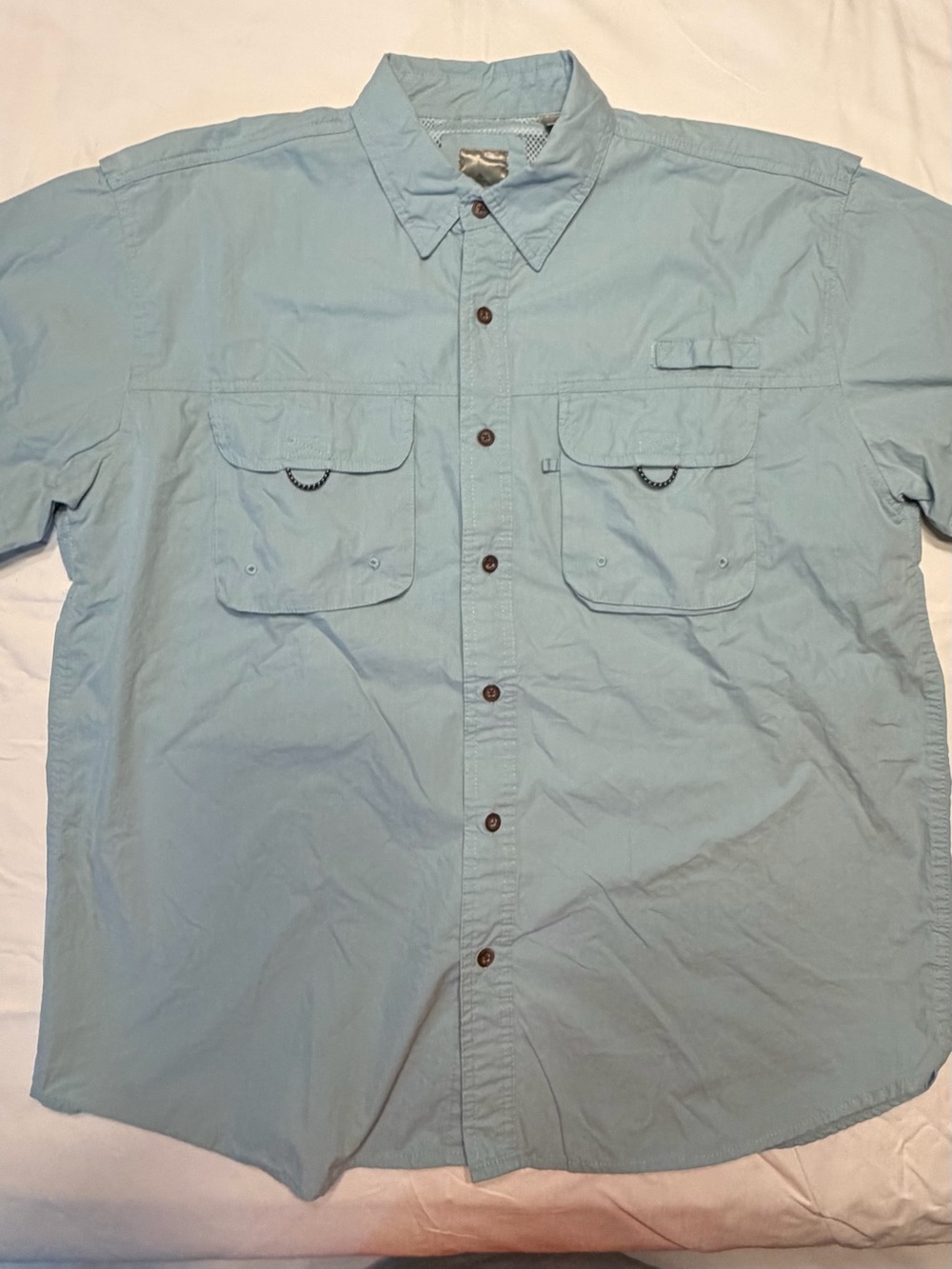 Men's North River Mint Short Sleeve Fishing Shirt XL
